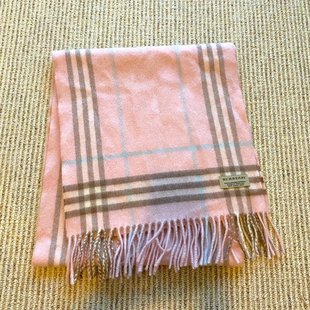 Authentic Burberry cashmere scarf